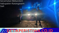 Cegah Aksi Kriminalitas pada Malam Hari, Polsek Bebandem Intensifkan Blue Light Patrol Sisir Jalur Rawan dan Kawasan Pasar