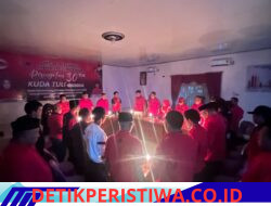 Peringati 30 Tahun Kudatuli, DPC PDIP Kabupaten Tulang Bawang Nyalakan Lilin Ingatan Reformasi