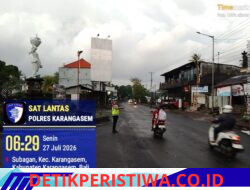 Pastikan Kelancaran Arus Lalulintas, Unit Turjawali Sat Lantas Lakukan Gatur Lalin di Pos 3 Patung Salak Jasri