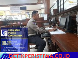 Optimalkan Mutu Pelayanan, Sat Lantas Polres Karangasem Serahkan STNK Baru Secara Cepat dan Ramah
