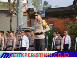 Pimpin Apel Jam Pimpinan, Kapolres Karangasem Tekankan Kedisiplinan dan Keprofesionalan Personel dalam Bertugas
