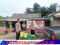 Polsek Tanjung Raya dan Polsek Simpang Pematang Kembali Gelar Gerakan Pangan Murah