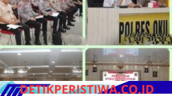 Polres OKU Timur Mengadakan Sosialisasi Pembinaan Etika Profesi Polri