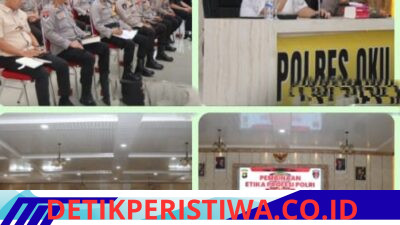 Polres OKU Timur Mengadakan Sosialisasi Pembinaan Etika Profesi Polri