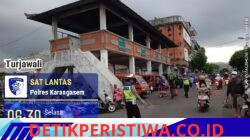 Utamakan Keselamatan Pejalan Kaki, Sat Lantas Lakukan Gatur  Lalin dan Bantu Sebrangkan Warga di Depan Pos 3 Patung Salak Jasri