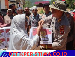 Wujud Kepedulian Polri, Polres Aceh Tengah Salurkan Bantuan dan Layanan Kesehatan di Linge