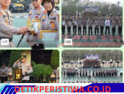 UPACARA PEMBERIAN PENGHARGAAN KAPOLRES OKU TIMUR KEPADA PERSONIL POLRES OKU TIMUR YANG BERPRESTASI