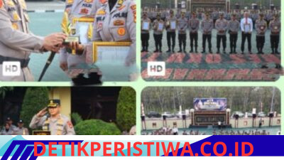 UPACARA PEMBERIAN PENGHARGAAN KAPOLRES OKU TIMUR KEPADA PERSONIL POLRES OKU TIMUR YANG BERPRESTASI