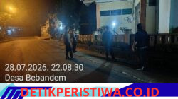 Jaga Kondusivitas Situasi Kamtibmas Malam Hari, Personel Polsek Bebandem Intensifkan Giat Blue Light Patrol