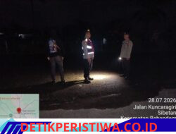 Tingkatkan Harkamtibmas, Polsek Bebandem Gelar KRYD Patroli Barcode Sasar Objek Vital dan Pemukiman Penduduk 