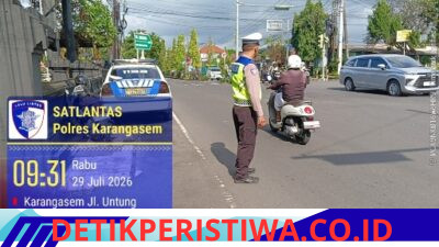 Pastikan Kelancaran Arus Lalu Lintas, Personil Lantas Lakukan Gatur Lalin di Ktl 2