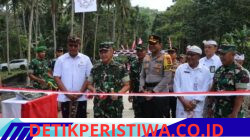 Sinergi TNI-Polri, Kapolres Karangasem Hadiri Peresmian Jembatan Garuda oleh Pangdam IX/Udayana