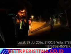 Ciptakan Rasa Aman dan Nyaman kepada  Masyarakat, Polsek Bebandem Gelar Blue Light Patrol di Wilayah Hukum Karangasem