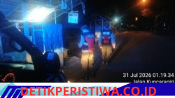 Berikan Rasa Aman dan Nyaman kepada Masyarakat, Polsek Bebandem Gelar “Blue Light Patrol” di Jalur Rawan dan Permukiman Penduduk 