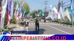 Utamakan Keselamatan Kalangan Pelajar, Satlantas Polres Karangasem Rutin Bantu Sebrangkan Siswa SMA N 1 Amlapura