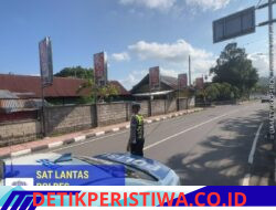 Pastikan Kelancaran Agus Lalulintas, Sat Lantas Polres Karangasem Intensifkan Patroli di Kawasan Jalan Kartini