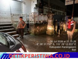 Jaga Situasi Wilayah Tetap Aman dan Kondusif, Personel Polsek Selat Intensifkan Giat Blue Light Patrol 