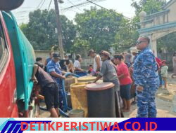 Satrad 401 Tanjung Kait Kirim 3 Truk Air Bersih Bantu Warga Pasilian Terdampak Kekeringan