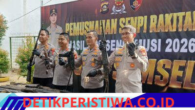Ops Senpi Musi 2026 Berhasil,Polda Sumsel Ungkap 32 Kasus dan Musnahkan 397 Senjata Api