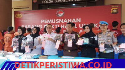 Lindungi Puluhan Ribu Generasi Bangsa, Polda Sumsel Gelar Pemusnahan Barang Bukti Narkotika Skala Besar