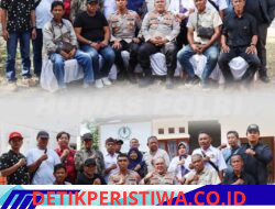 AKBP Indra Feri Dalimuinthe Diakhir Tugasnya  Berbincang Santai Dengan Pokja Wartawan Belitung Timur 