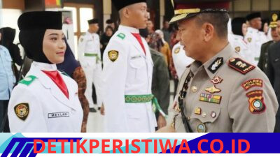 Kapolres Belitung Timur Hadiri Pengukuhan Paskibraka Belitung Timur 2026 di Auditorium MZ