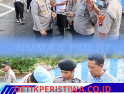 Kapolres Belitung Timur AKBP Dr. Husni Tamrin, S.T., S.H., M.,Hum Laksanakan Waskat Terhadap Personel.