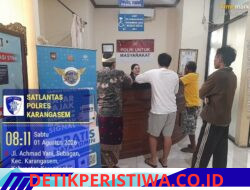 Tingkatkatkan Mutu Pelayanan, Sat Lantas Polres Karangasem Serahkan STNK Baru Secara Cepat dan Ramah
