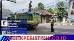 Tekan Angka Pelanggaran Lalulintas, Unit Turjawali Tindak Tegas Truk Tanpa Terpal dan Berikan Teguran dengan Humanis
