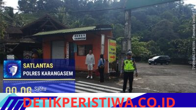 Ciptakan Situasi Kondusif di Kawasan Wisata, Sat Lantas Berikan Pengamanan di Obyek Wisata Tirtagangga
