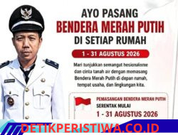 Kepala Desa Kalisampurno Ajak Warga Kibarkan Merah Putih Selama Bulan Kemerdekaan