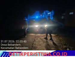 Jaga Kondusifitas Situasi Kamtibmas Malam Hari, Polsek Bebandem Gelar Blue Light Patrol di Wilayah Hukumnya