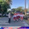 Semarakkan HUT RI ke-81, TNI-Polri dan Satpol PP Bersinergi Kawal Lomba Gerak Jalan Tingkat SD di Kec. Bebandem