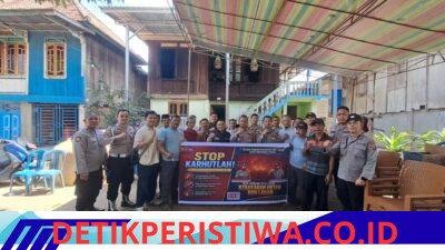 Program TSKD, Polsek Pemulutan Ogan Ilir Ajak Masyarakat Bersama Jaga Kamtibmas dan Cegah Karhutla