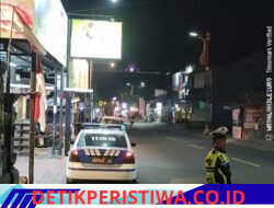 Melalui Blue Light Patroli Barcode,  Unit Turjagwali Sisir Jalan Ahmad Yani 