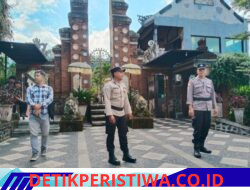 Sat Intelkam Polres Karangasem Bersama Fungsi Lainnya, Berikan Pengamanan Kawasan Obyek Wisata Taman Wisata Tirta Gangga