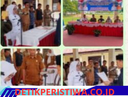 PJ Kades Srimulyo Telah Resmi Dilantik Oleh Bupati OKU Timur Melalui Camat Belitang Mulya