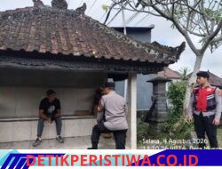 Jaga Kondusivitas Situasi Kamtibmas, Personil Polsek Selat Gelar Patroli Barcode di Wilayah  Kec. Selat