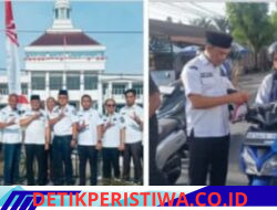 PLH Sekda Labuhanbatu Pimpin Pembagian Bendera Merah Putih, Ajak Masyarakat Semarakkan HUT ke-81 RIk