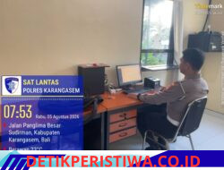 Melalui Layanan Samsat Drive Thru,  Sat Lantas Polres Karangasem Permudah dan Percepat Proses Samsat Tak Sampai 5 Menit