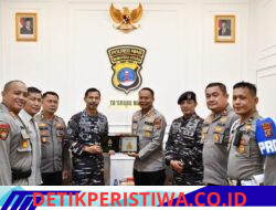 Perkuat Sinergitas, Danlanal Nias Laksanakan Kunjungan Silaturahmi ke Polres Nias