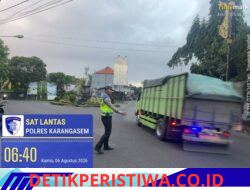 Pastikan Kelancaran Arus Lalulintas, Unit Turjawali Sat Lantas Lakukan Gatur  Lalin di Pos 3 Patung Salak Jasri
