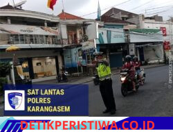 Setulus Hati Anggota Lantas Polres Karangasem Rutin Laksanakan PH Pagi di Depan MAN Amlapura