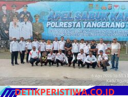 Pokdarkamtibmas Resor Kab Tangerang Hadir Dalam Kegiatan Apel Sabuk Kamtibmas Polresta Tangerang Tahun 2026
