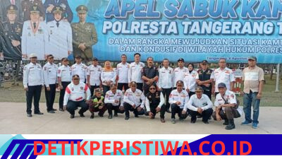Pokdarkamtibmas Resor Kab Tangerang Hadir Dalam Kegiatan Apel Sabuk Kamtibmas Polresta Tangerang Tahun 2026