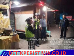 Cegah Gangguan Kamtibmas, Polsek Rendang Intensifkan Patroli Pantau Situasi Wilkumnya