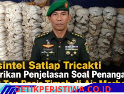 Asintel Satlap Tricakti Beri Penjelasan Terkait Penanganan 53 Ton Pasir Timah di Air Merbau