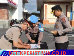 Pimpin Upacara Sertijab, Kapolres Karangasem Tekankan Pentingnya Peran Wakapolres Mendampingi Pimpinan dalamMenjaga Keharmonisan Internal