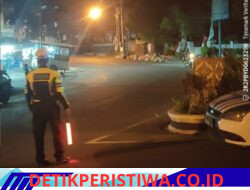 Cegah Aksi Balap Liar, Sat Lantas Polres Karangasem Gelar Patroli pada Malam Minggu