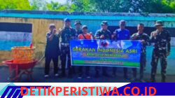 Sambut HUT ke-81 RI, Geuchik Bangka Jaya dan Yonarhanud 5/Csby Gelar Gotong Royong dalam Gerakan Indonesia Asri